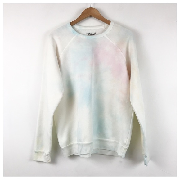 NWOT‎ Midnight Rider x Free People Tie Dye Sweatshirt Size Large - Picture 1 of 7